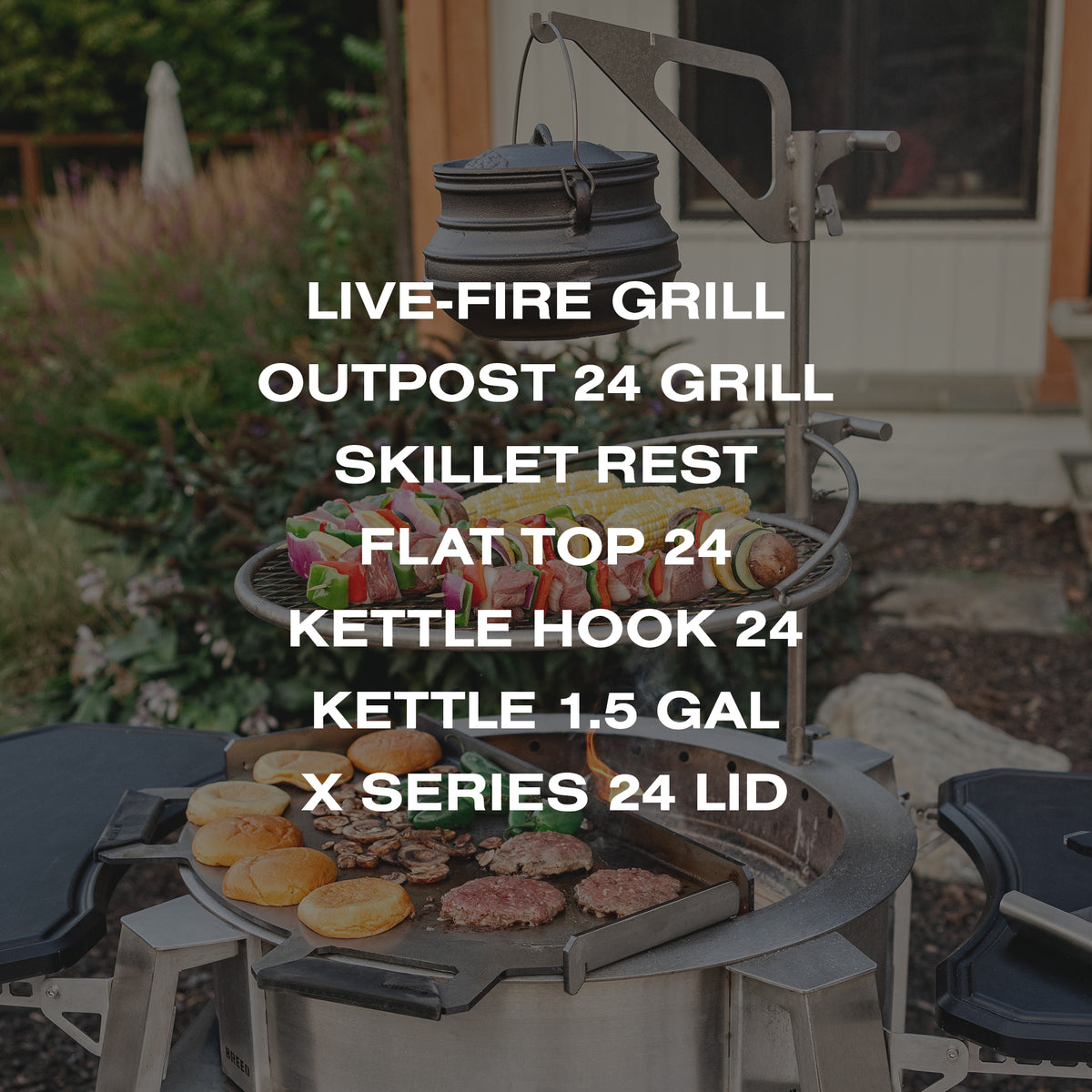 Live Fire Kitchen Live-Fire Grill Firemaster Bundle