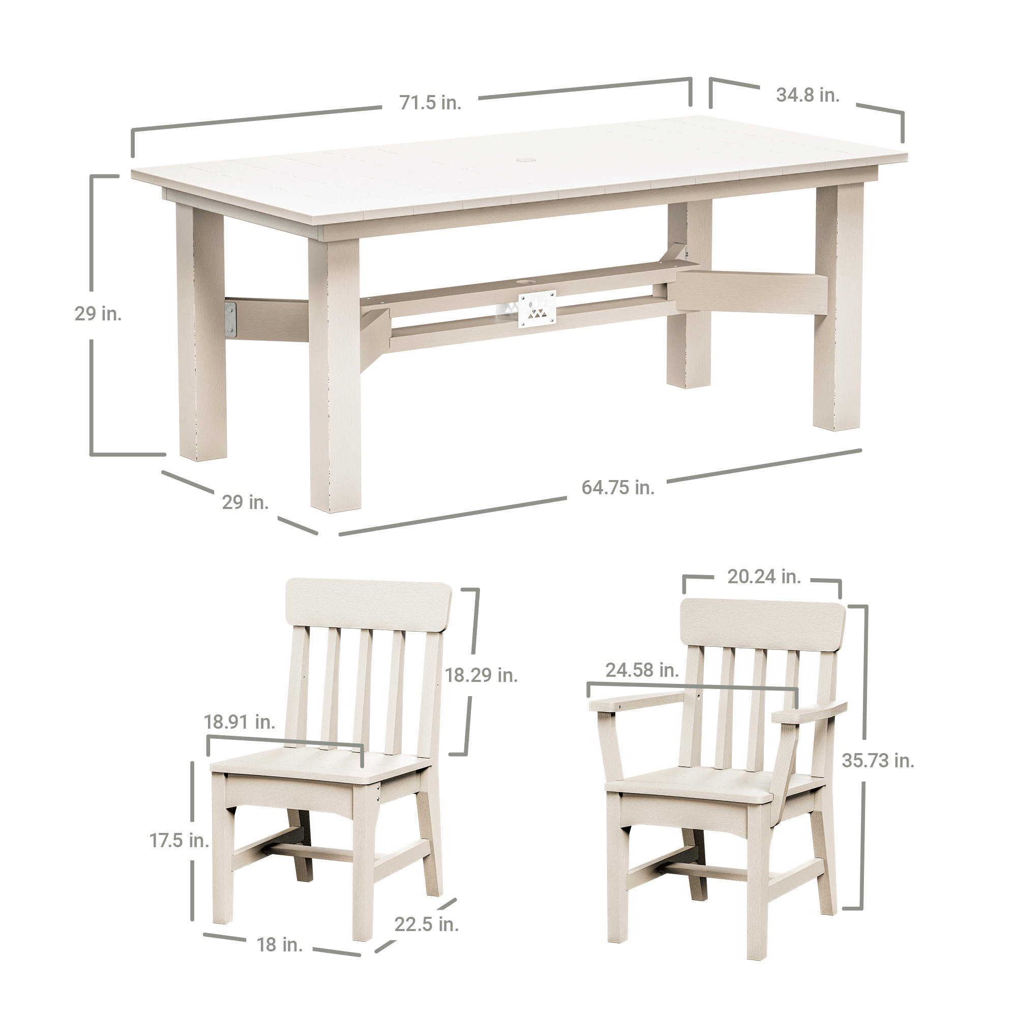 X Series 7-Piece Dining Set