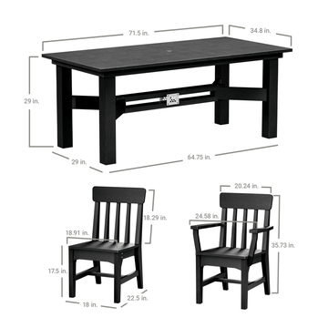 X Series 7-Piece Dining Set