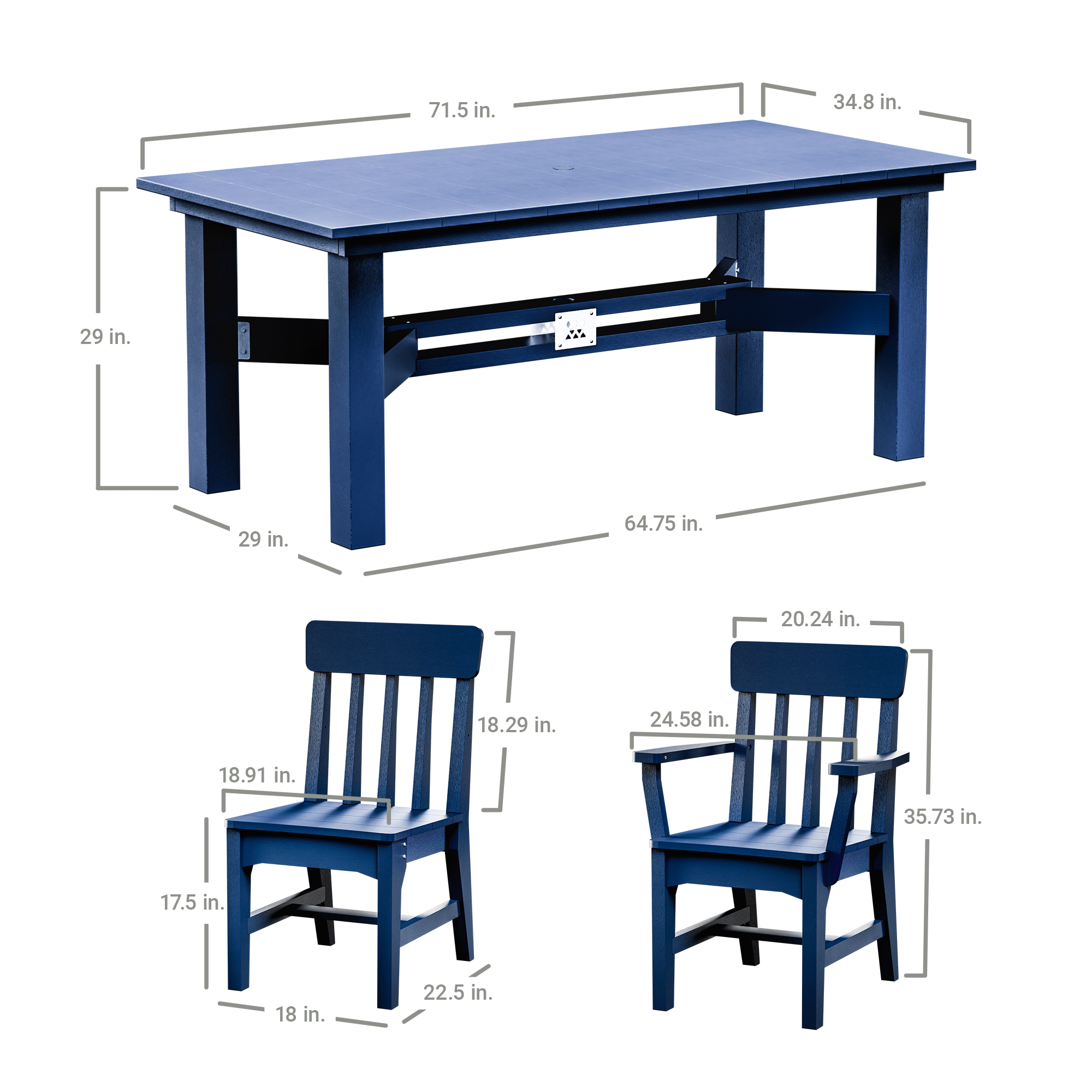 X Series 7-Piece Dining Set