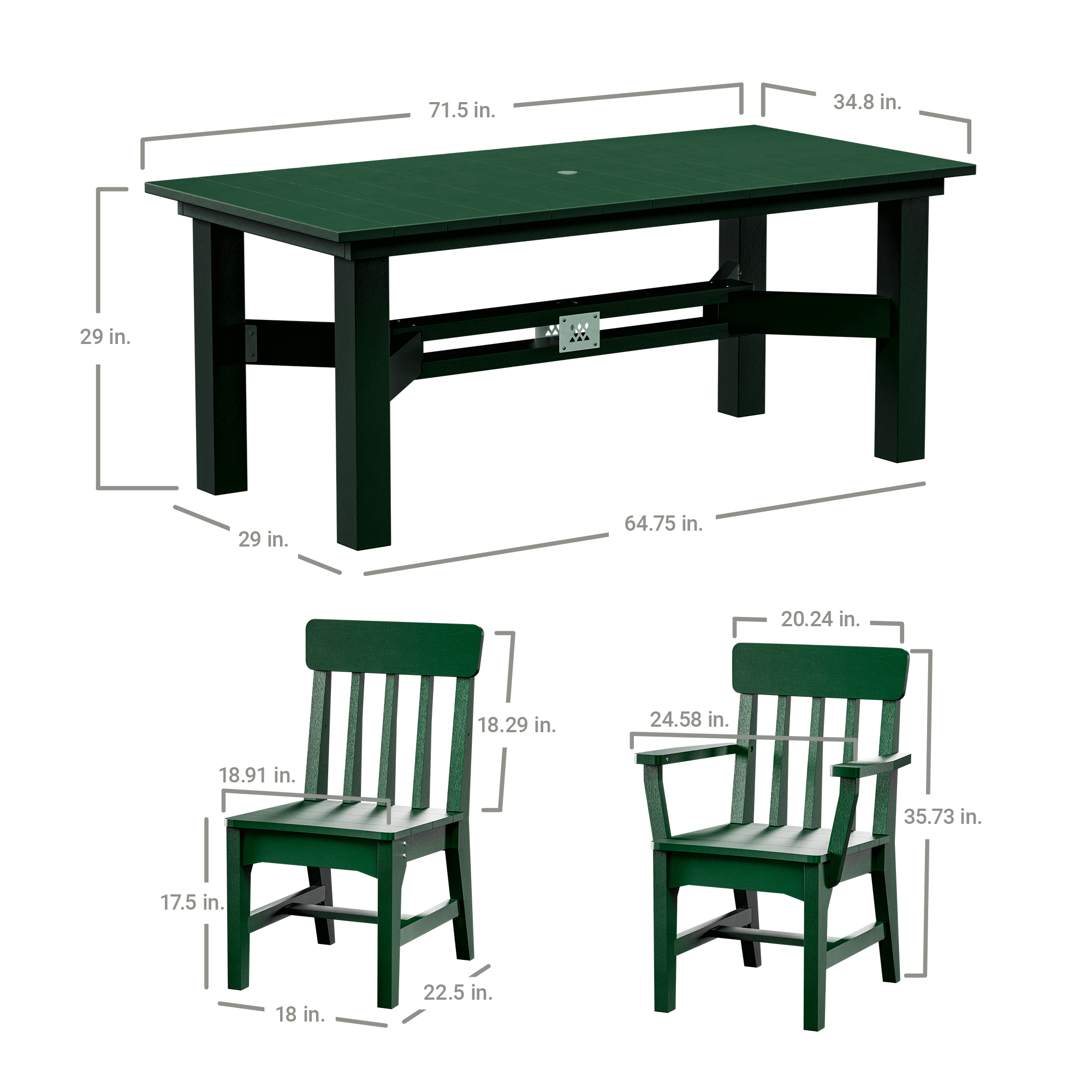 X Series 7-Piece Dining Set