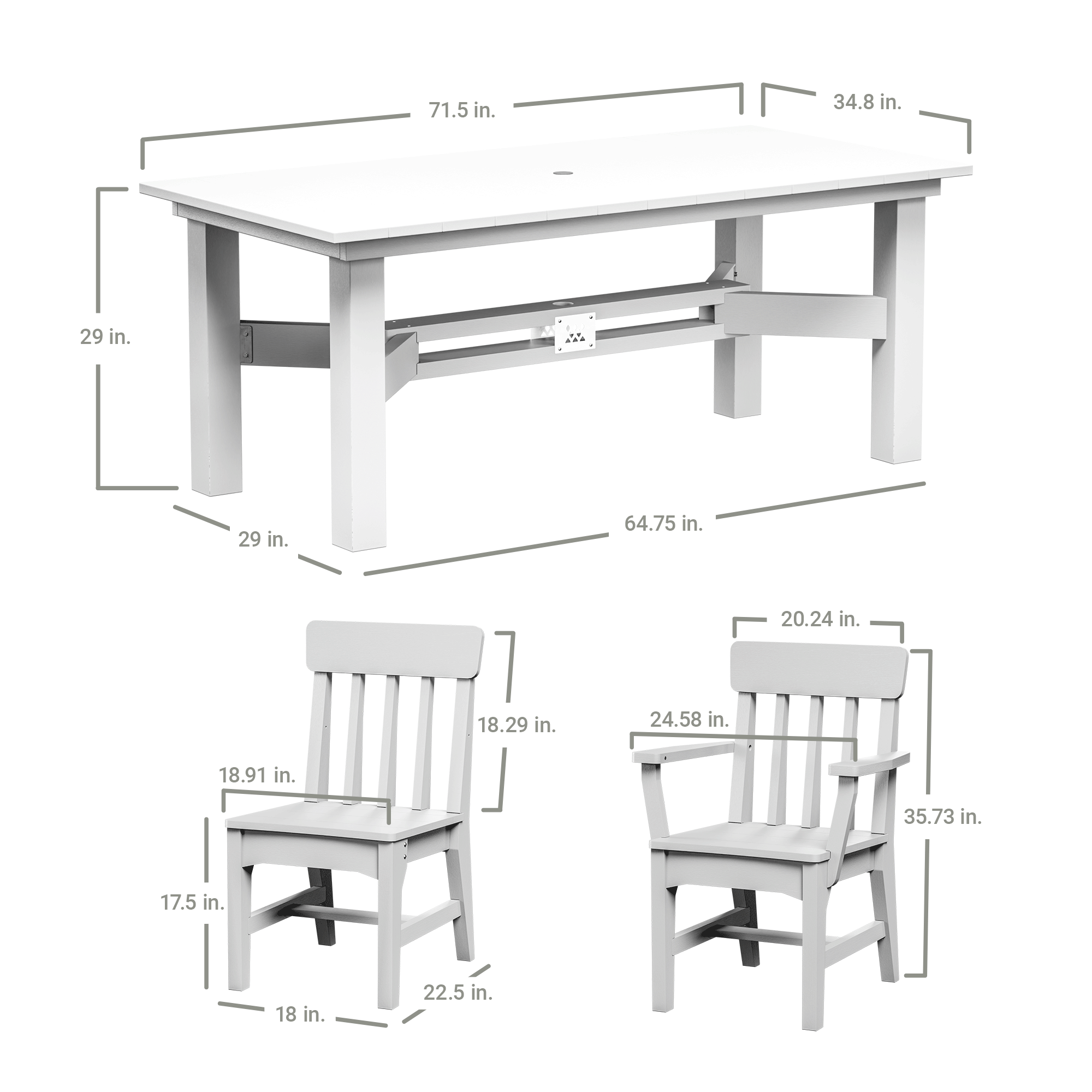 X Series 7-Piece Dining Set