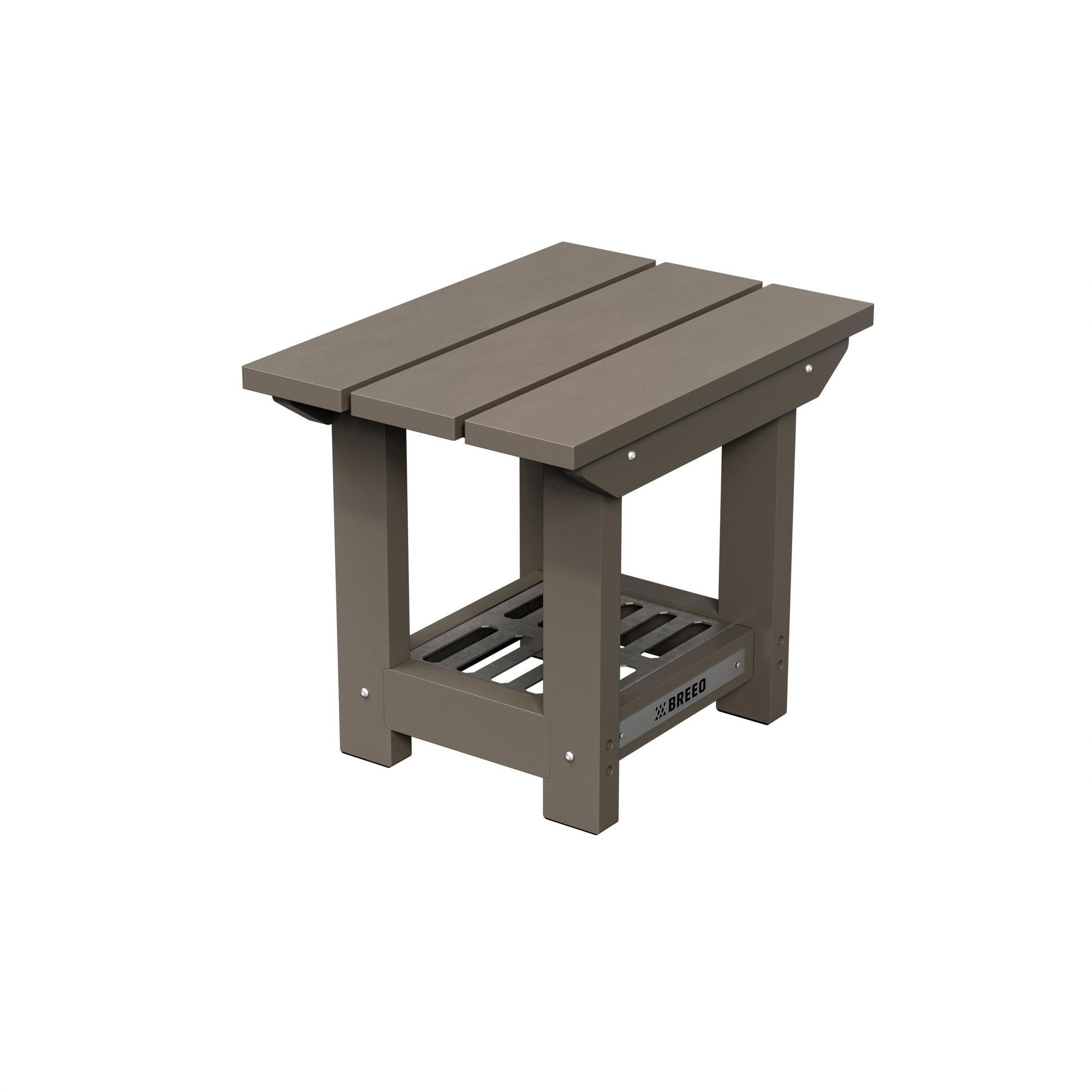 X Series side table coastal gray