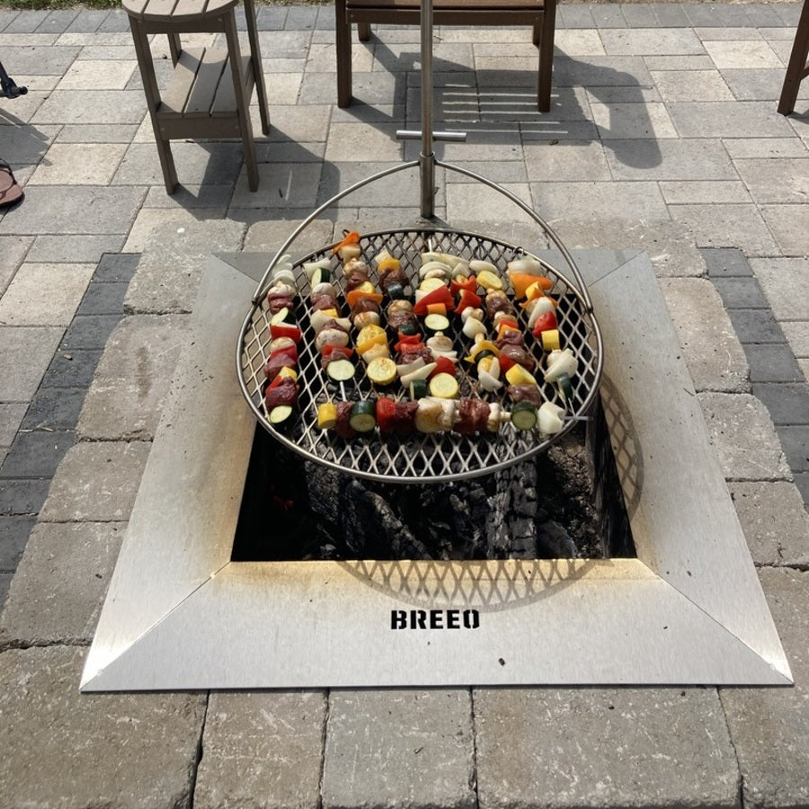 Zentro Stainless Steel Smokeless Fire Pit Insert
