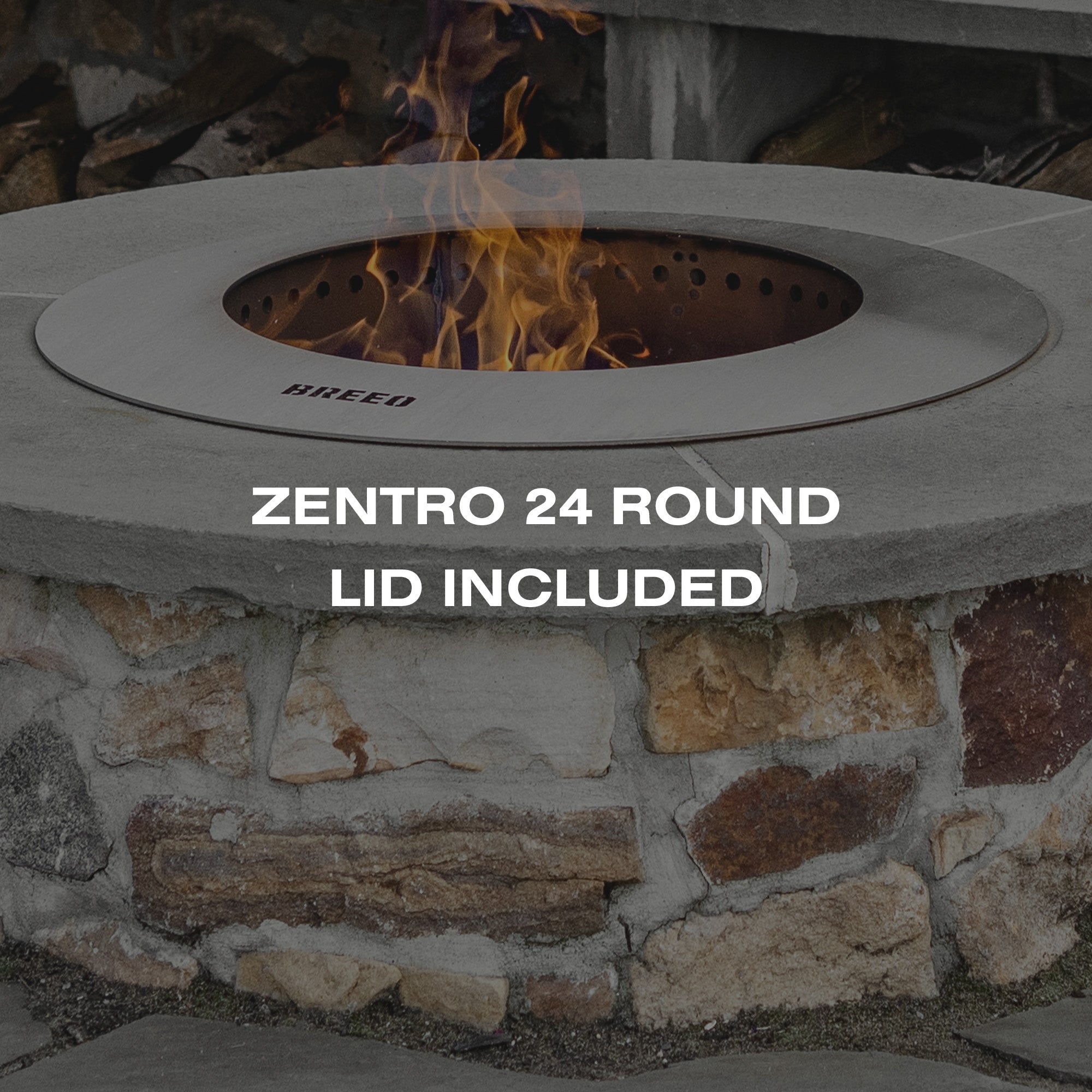Zentro Stainless Steel Smokeless Fire Pit Insert