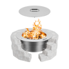 Zentro Stainless Steel Smokeless Fire Pit Insert