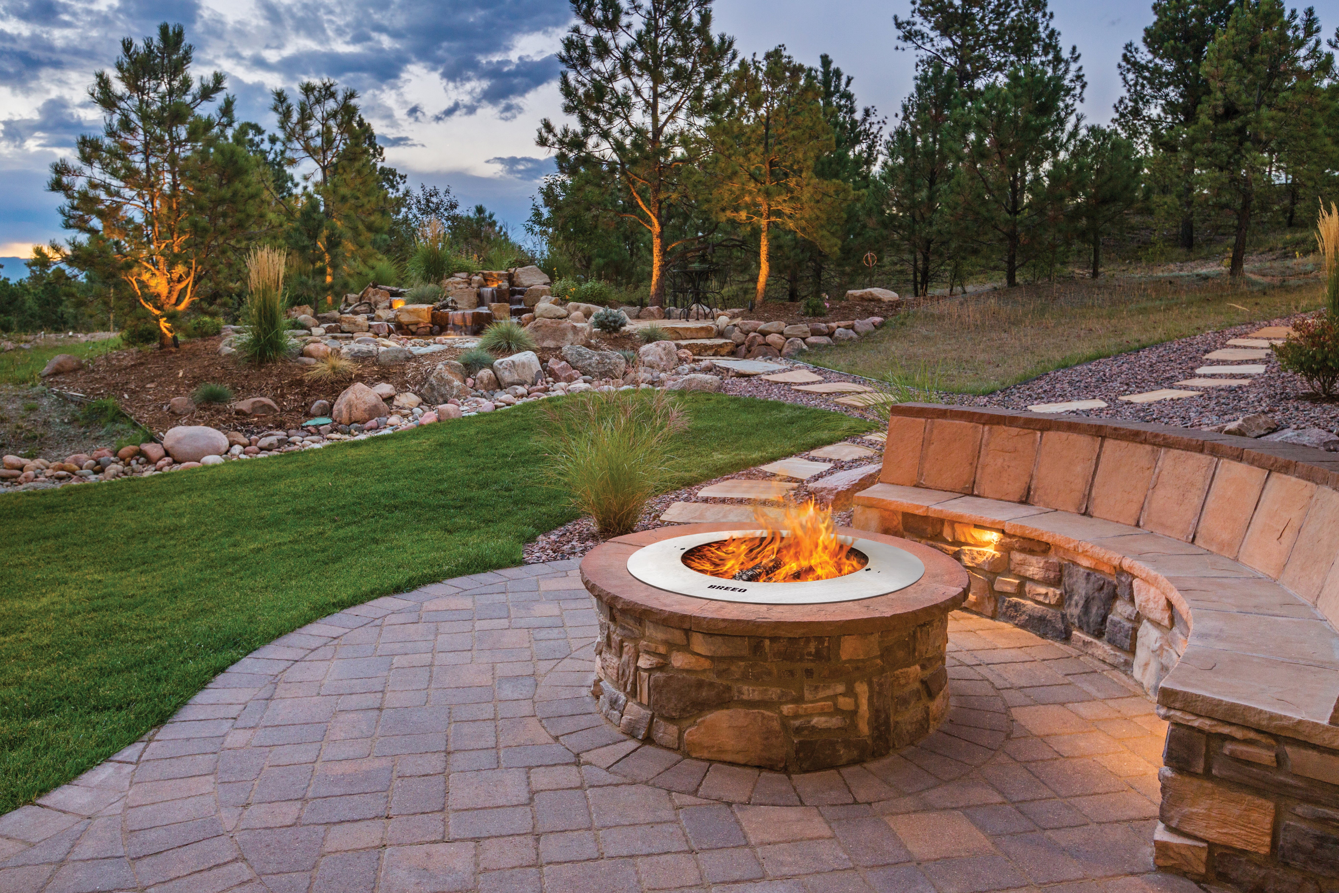 Zentro Stainless Steel Smokeless Fire Pit Insert
