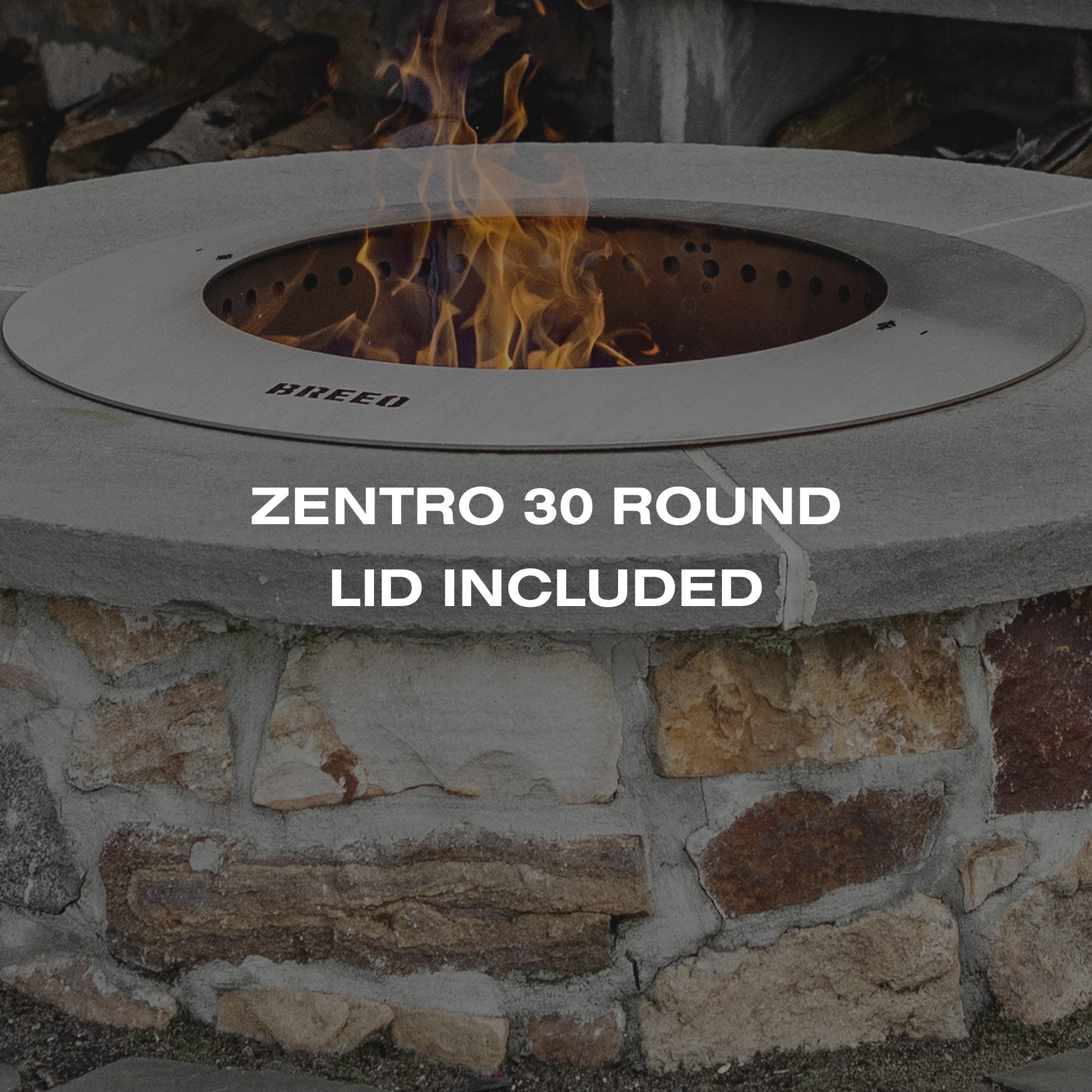 Zentro Stainless Steel Smokeless Fire Pit Insert