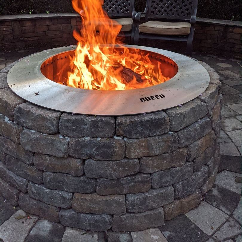 Breeo Zentro Stainless Steel Smokeless Fire Pit Insert