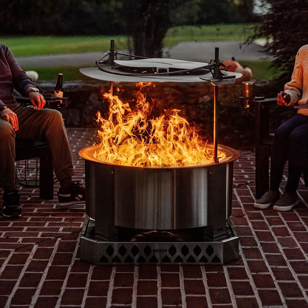 Deflector Fire Protection Zentro Smokeless Fire Pit – Breeo