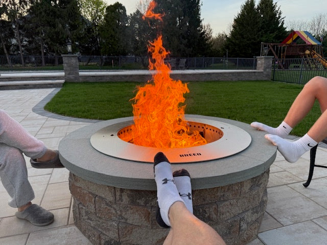 Zentro Stainless Steel Smokeless Fire Pit Insert