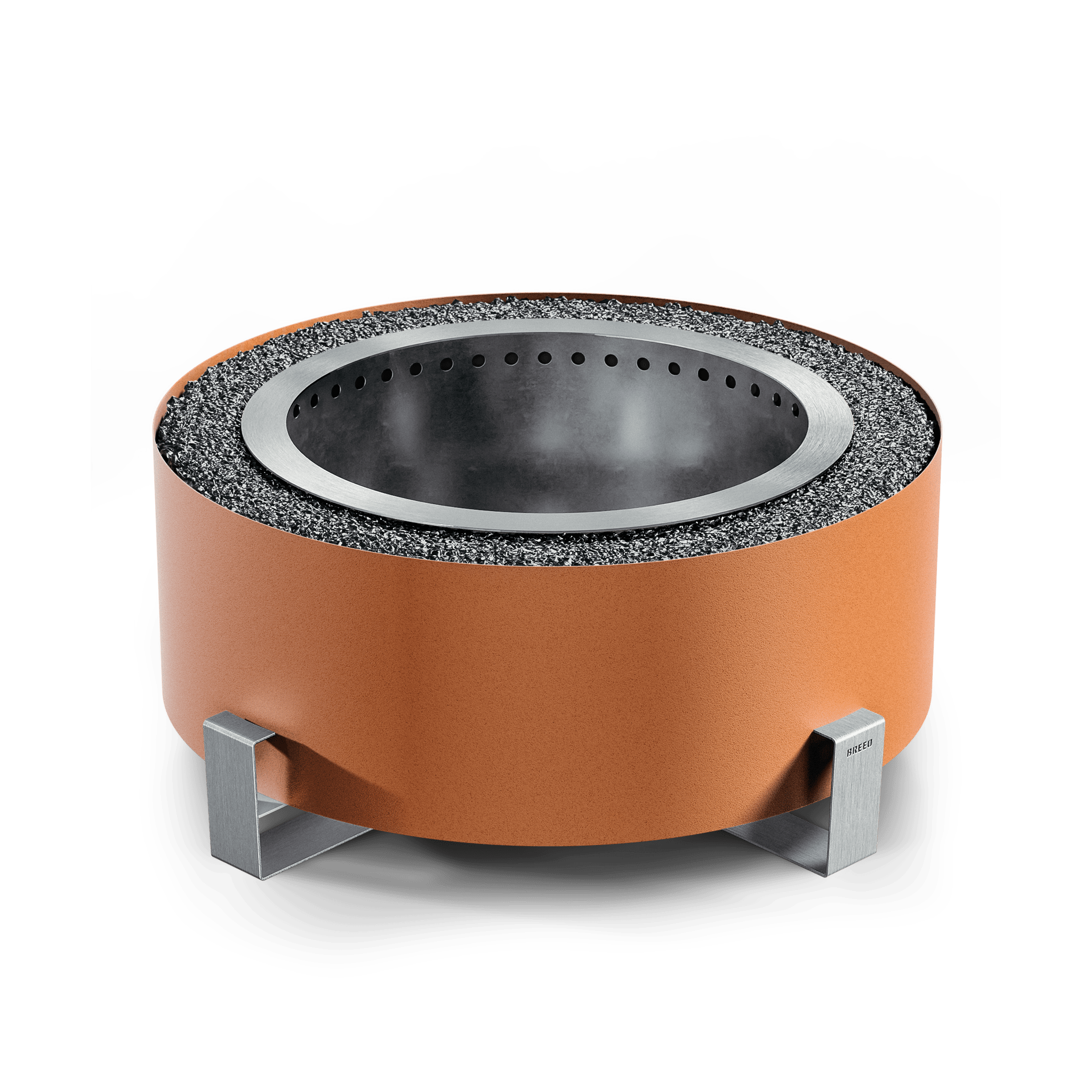 Breeo Luxeve - Earth Rust with gray glass
