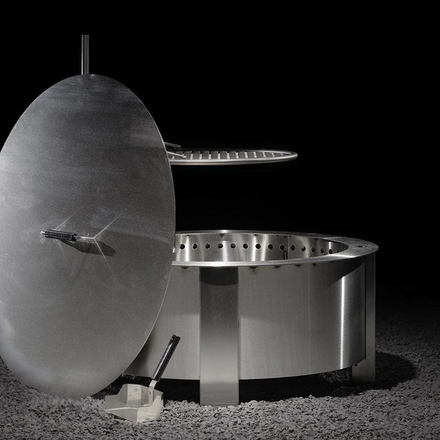 Breeo X Series 30 Smokeless Fire Pit with Outpost Grill