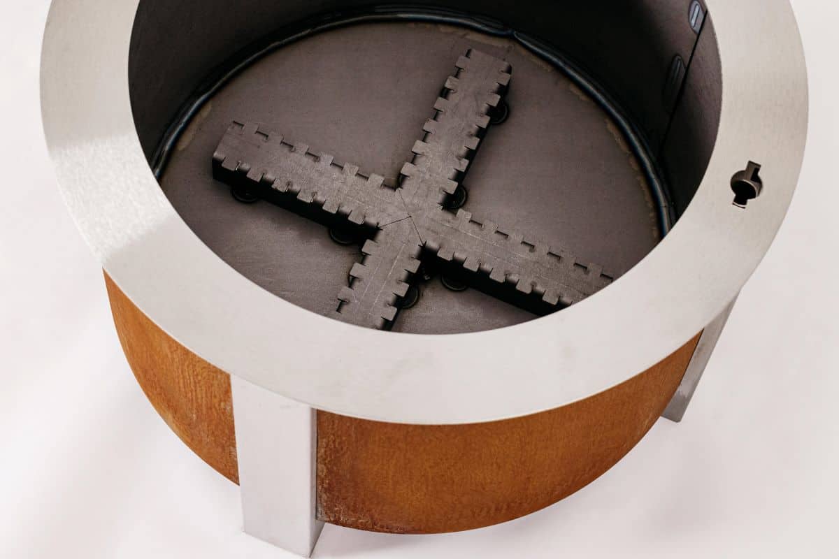 X19 corten firepit